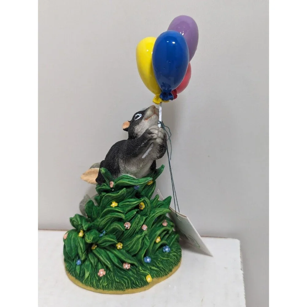 Fitz & Floyd Charming Tails 'Hang On!' Special Edition #98/600 Figurine- MIB